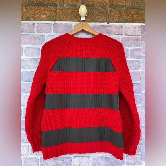 MSGM chunky wool blend Striped Sweater small - Picture 8 of 9